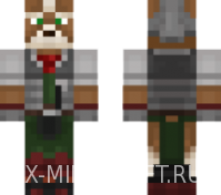 Скин лис из StarFox для Minecraft