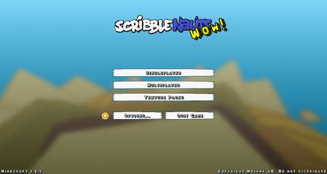 Ресурс пак The Scribblenauts для Minecraft 1.7.10/1.7.9