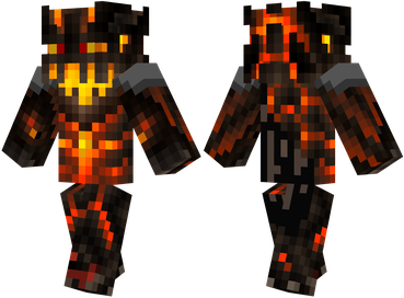 Скин Fire Monster для Minecraft