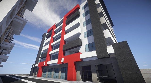 Карта Modern Apartment Building #3 для Minecraft