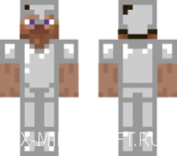 Скин железная броня для Minecraft