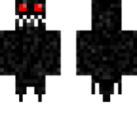 Скин призрака с красными глазами для Minecraft