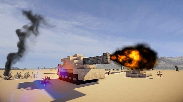 Карта M1A1 Abrams Tank для Minecraft
