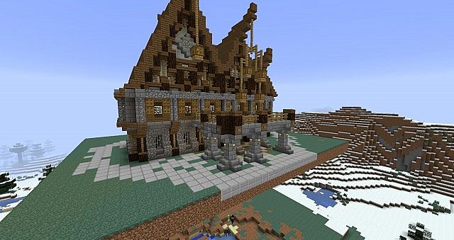 Карта MediEval House для Minecraft