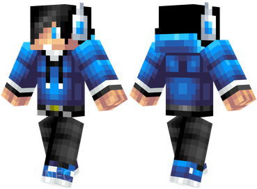 Скин Blue Teenager для Minecraft