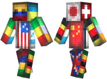 Скин Flag Man для Minecraft