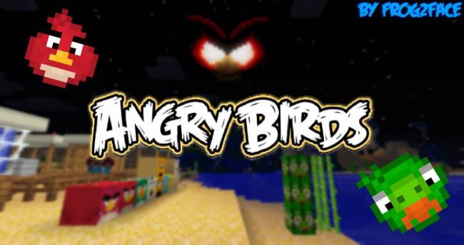 Ресурс пак Angry Birds для Minecraft 1.7.10/1.7.9