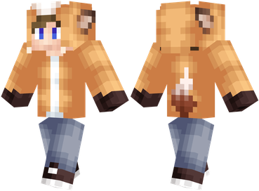 Скин Fox Hoodie для Minecraft