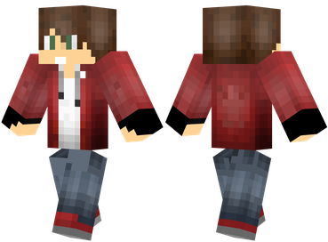 Скин Red Teen для Minecraft